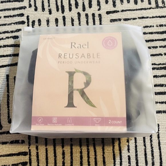 New Rael Period underwear 2-pack size XL Black - Picture 1 of 1
